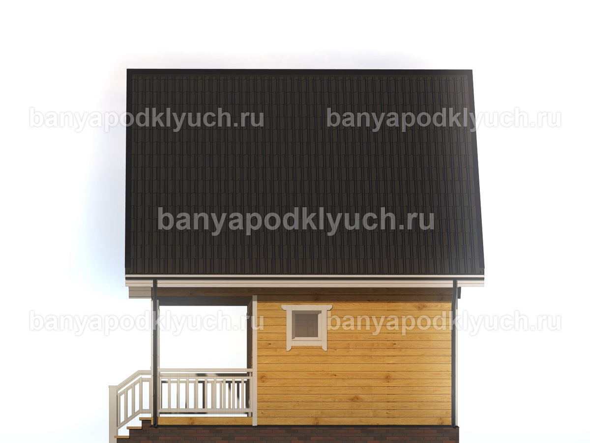 Баня из бруса 6x6 м Баня из бруса 6x6 м